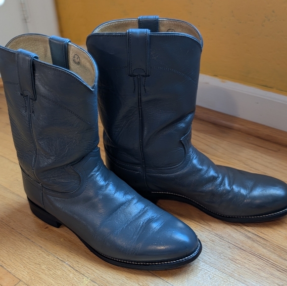 Grey Men's Justin Roper Western Boot - Picture 7 of 7